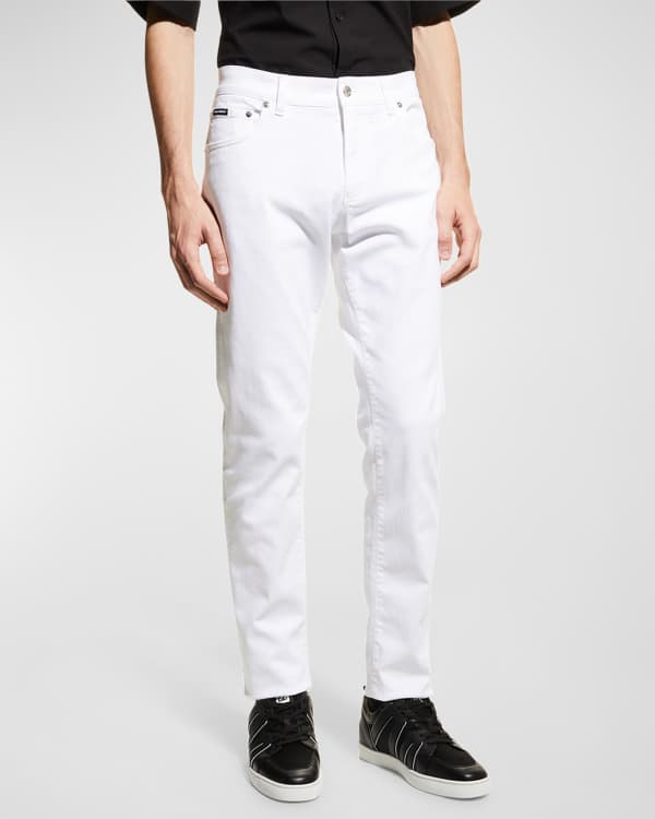 Dolce&Gabbana Men's Paint-Splatter Jeans | Neiman Marcus