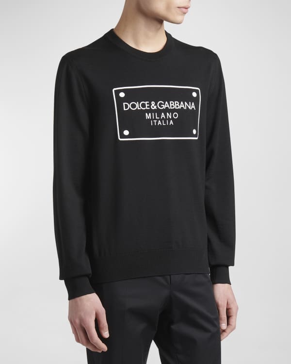 Dolce & Gabbana Men's Logo Crewneck Sweater