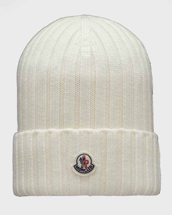 Moncler ribbed beanie new arrivals hat