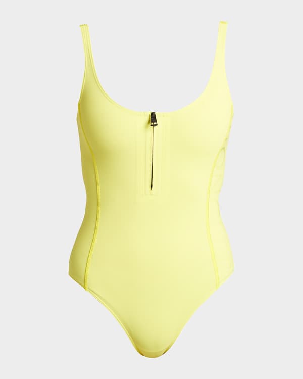 Burberry swimsuit womens yellow deals