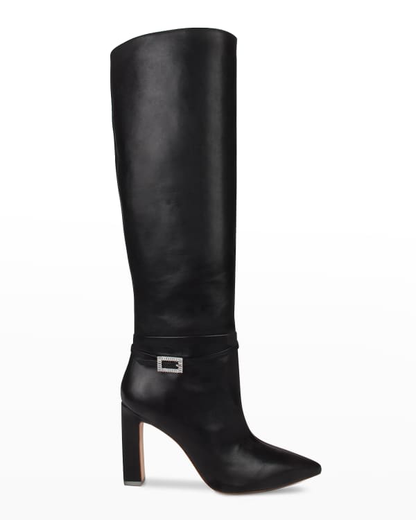 Neous Cynis 55mm Slouchy Napa Knee Boots | Neiman Marcus