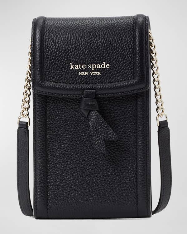 kate spade new york carlyle pebbled leather phone crossbody bag