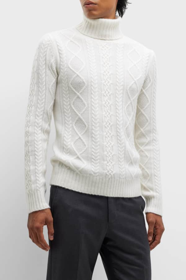 Ralph Lauren Men's Cashmere Turtleneck Sweater | Neiman Marcus