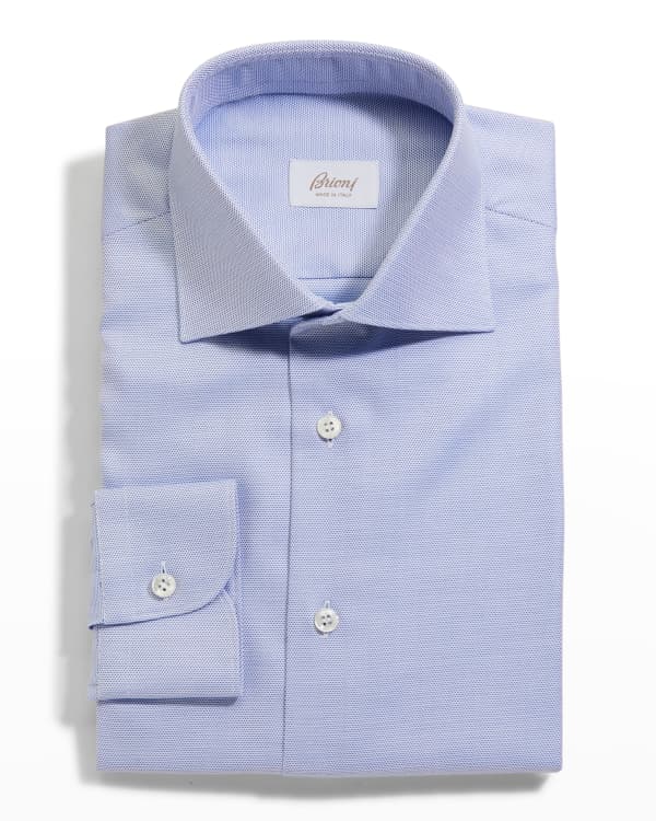 Brioni Men's Oxford Ventiquattro Dress Shirt | Neiman Marcus