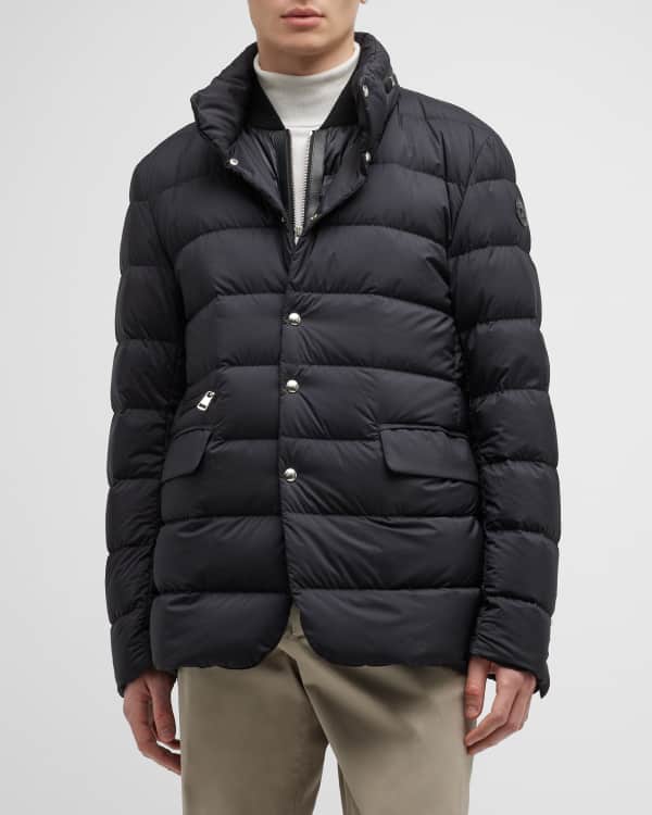Moncler Men's Montcla Logo-Hood Puffer Jacket | Neiman Marcus Moncler Men's Montcla Logo-Hood Puffer Jacket | Neiman Marcus