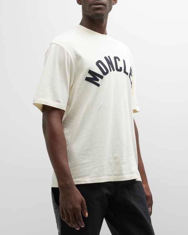 Moncler Men's Logo Tape Crewneck T-Shirt