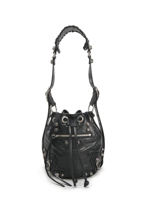 Balenciaga Le Cagole XS Lambskin Bucket Bag | Neiman Marcus