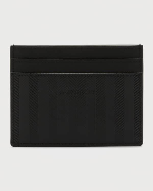 Saint Laurent Portadoll leather money clip wallet - ShopStyle