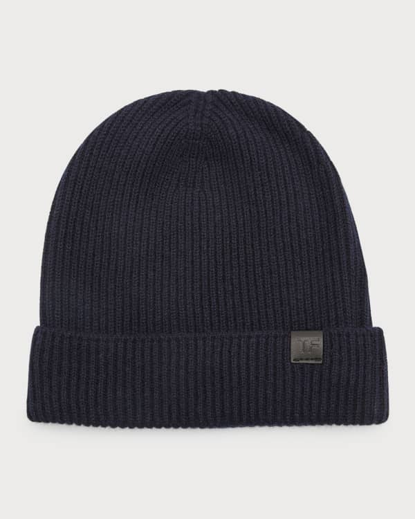 Moncler Men's Striped Wool Basic Ribbed Beanie Neiman Marcus