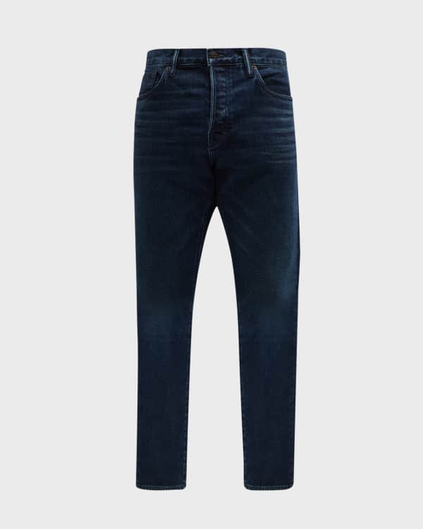 TOM FORD Men's Brushed 5-Pocket Jeans | Neiman Marcus