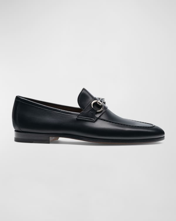 Magnanni Men s Carrie Leather Single Monk Strap Loafers Neiman Marcus