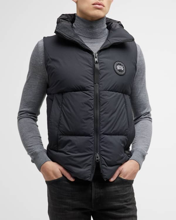 Shop CANADA GOOSE CROFTON Plain Logo Vests & Gillets by Yang