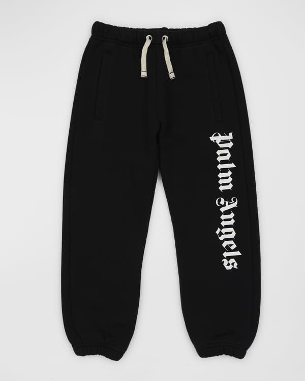 logo print track pants