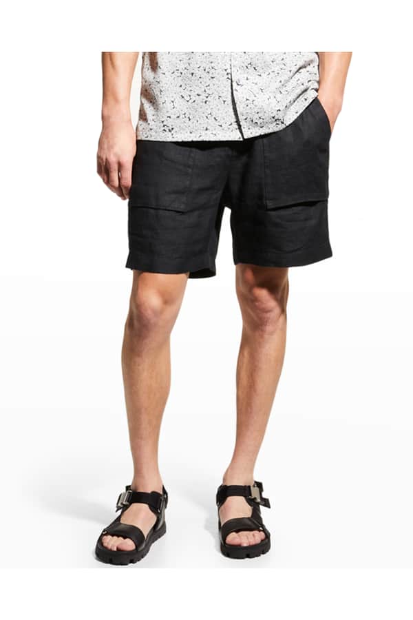 Balmain Men's Drawstring Bermuda Shorts Neiman Marcus