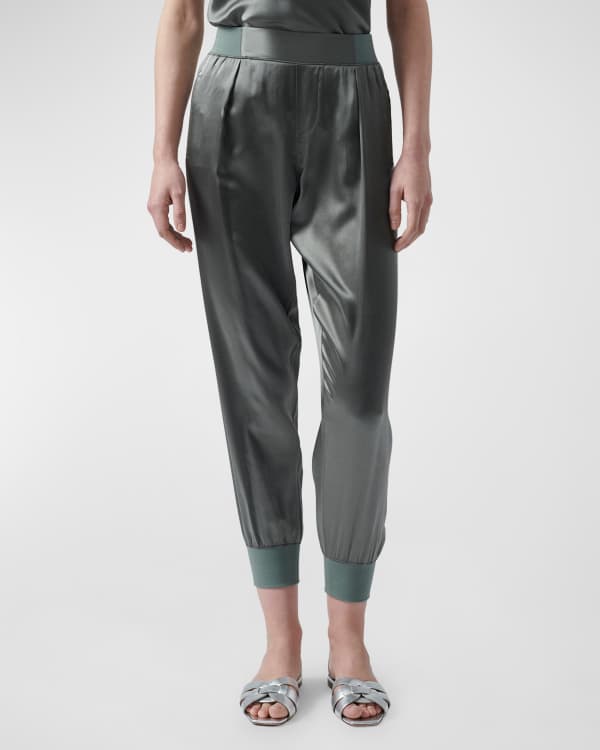 Silky jogger pants sales