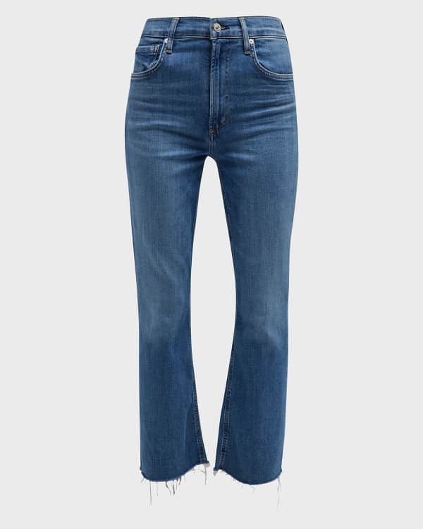 Citizens of Humanity Emmanuelle Low Rise Cropped Bootcut Jeans
