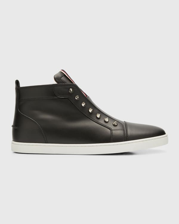 $850 Louis Vuitton Sneaker Zipper Leather Shoes Mens Size 7.5