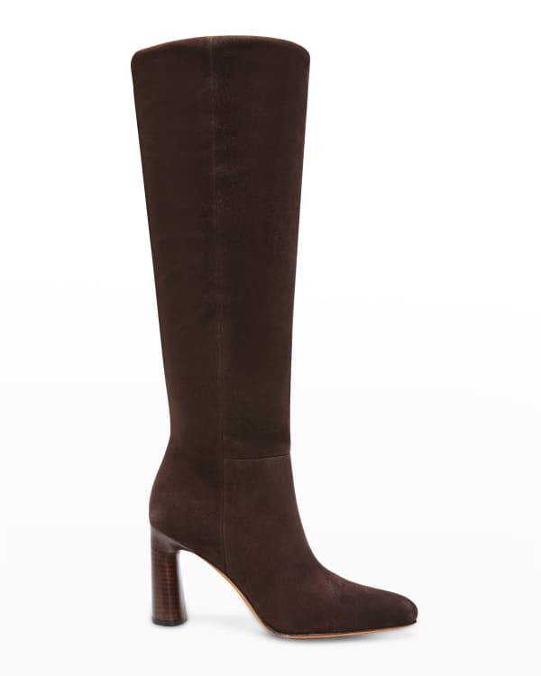 Stuart Weitzman Demi 100mm Suede Knee Boots Neiman Marcus
