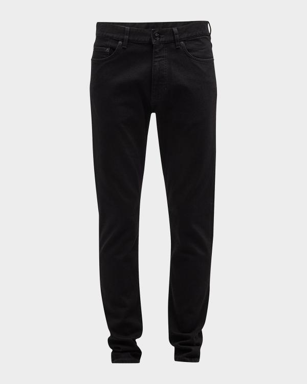 ZEGNA Men's 5-Pocket Dark Wash Denim Jeans | Neiman Marcus