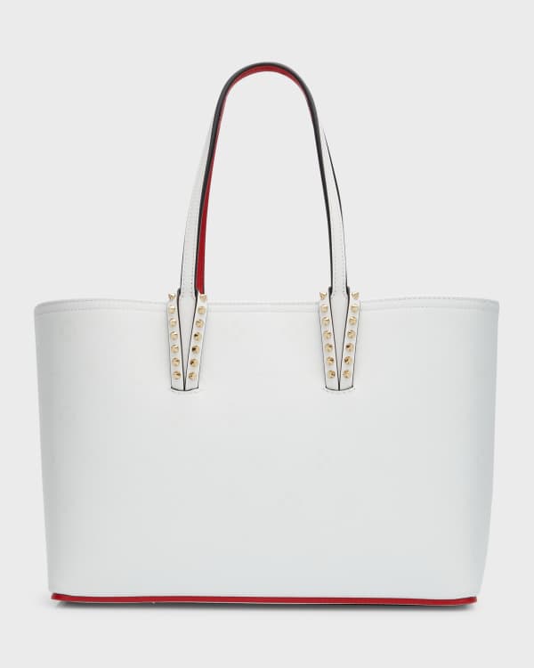 Christian Louboutin Cabata Tote Bag Logo Pouch Red Wide 38 cm