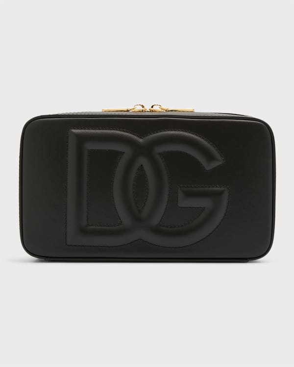 Isabel Marant Luz Leather Zip Clutch Bag | Neiman Marcus