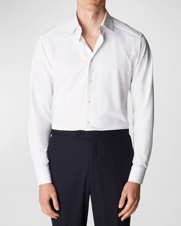 Eton Men's Contemporary Fit Cotton Twill Dress Shirt | Neiman Marcus