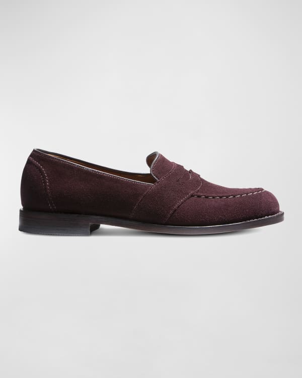 Allen edmonds store suede tassel loafer