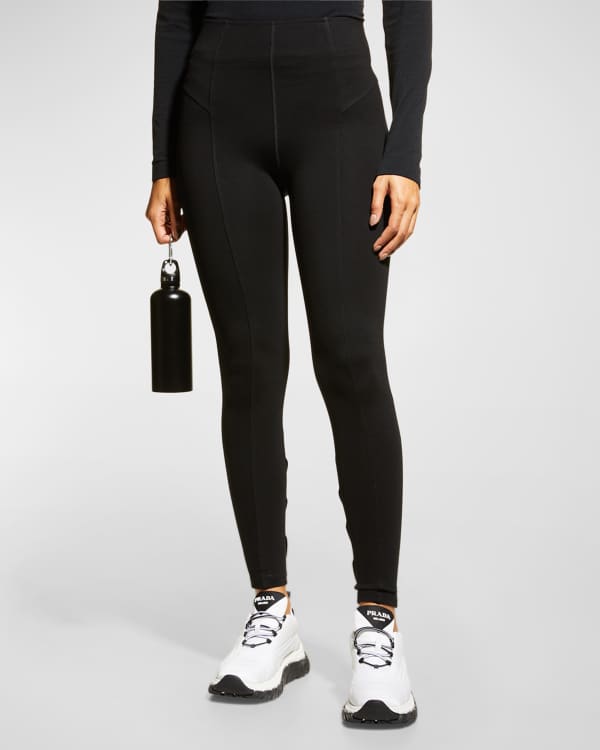 Blanc Noir Faux-Leather Quilted Leggings
