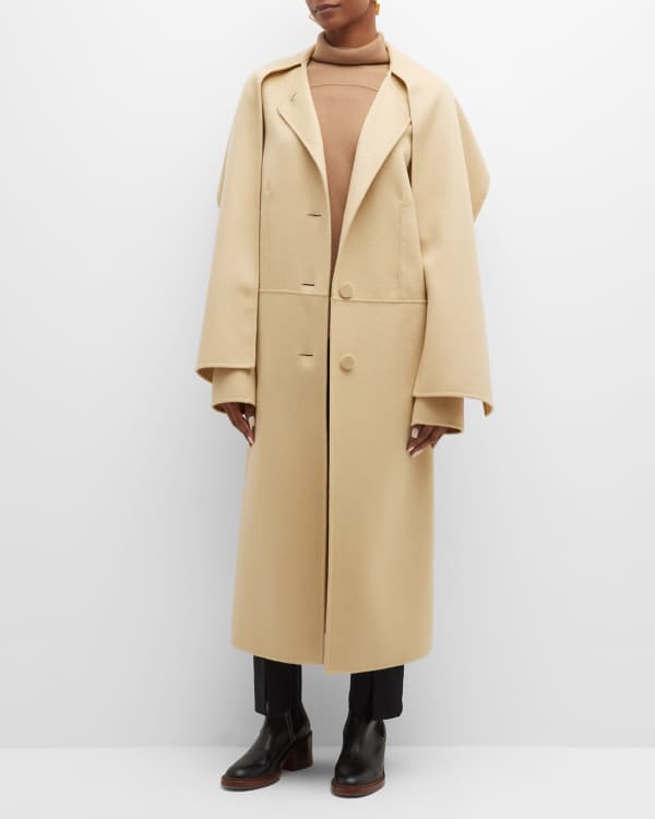 Theory Clairene D Luxe New Divide Coat | Neiman Marcus