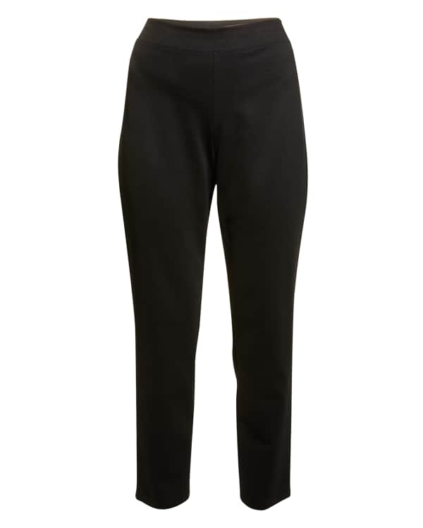 Eileen Fisher Silk Georgette Ankle Pants, Plus Size