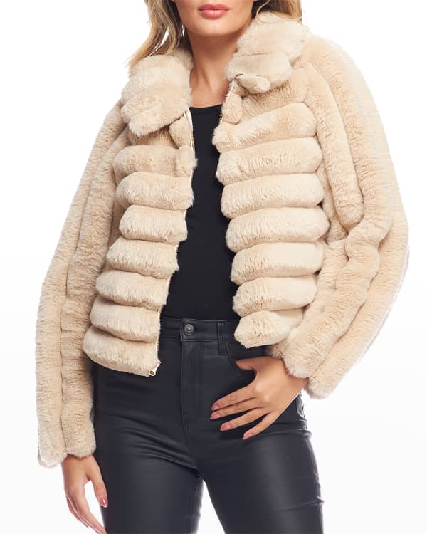 Fabulous Furs Perfect Little Faux Fur Jacket Neiman Marcus