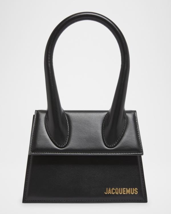 Jacquemus Le Chiquito Noeud Zebra Printed Leather Top-Handle Bag