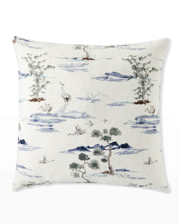 Eastern Accents Shea Woven Decorative Pillow In Charcoal Neiman