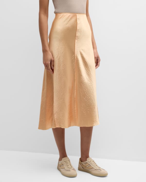 Fuzzi High Low Tulle Mesh Midi Skirt Neiman Marcus