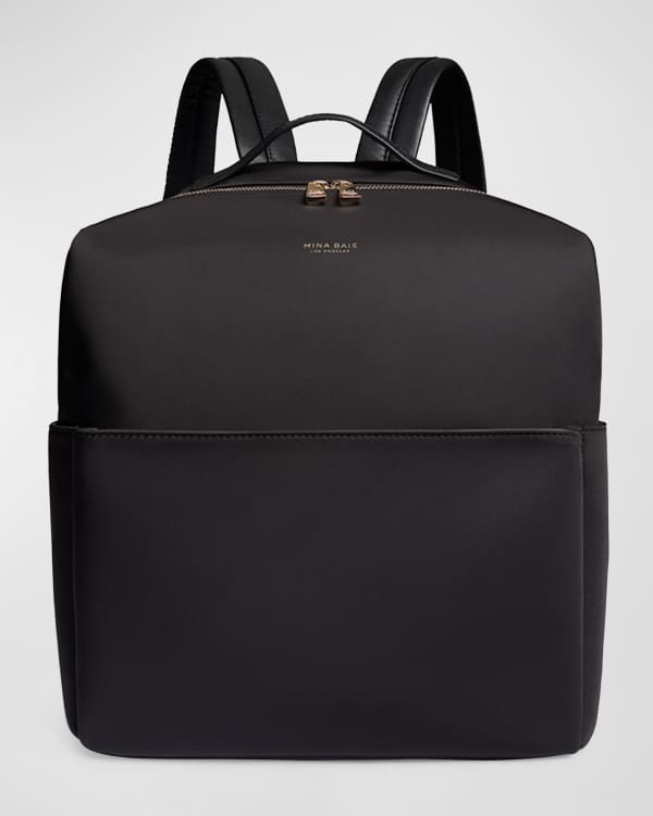 Fendi Leather-Trim Logo Diaper Bag, Brown - Bergdorf Goodman