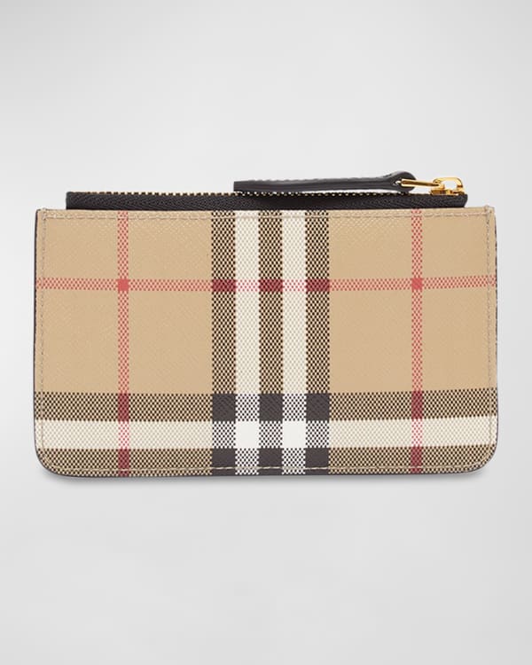 Burberry, Bags, Burberry Horseferry Check Pattern Canvas Continental  Wallet