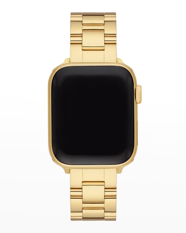 Tory Burch Double-T Link Apple Watch Bracelet, 38mm - 40mm - Gold