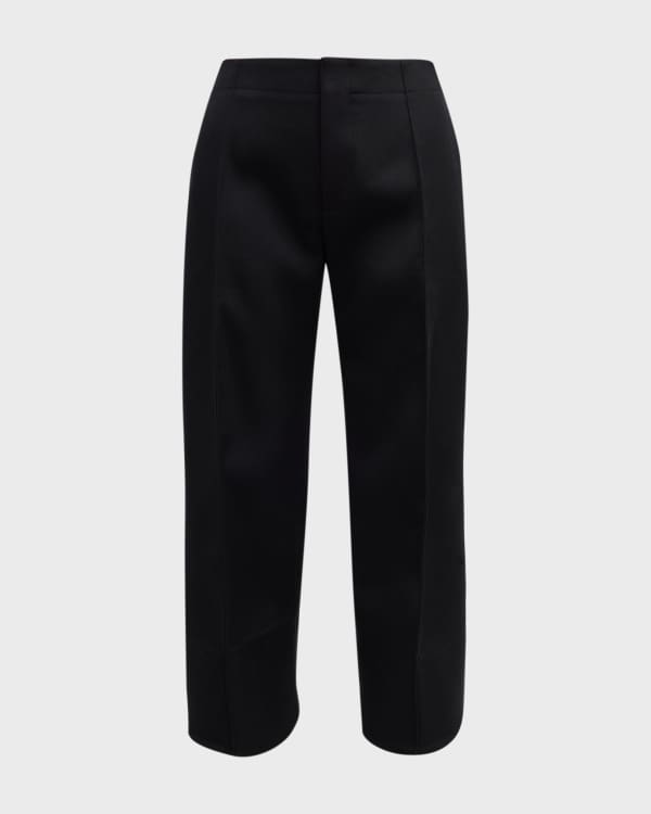 Dolce amp; Gabbana high-waisted jacquard trousers - Black