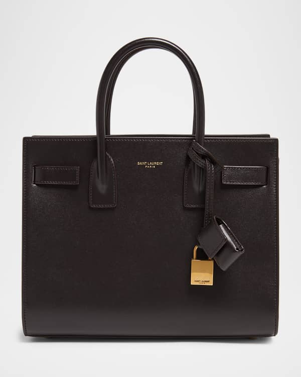 Saint Laurent Cassandre Mini YSL Cube Leather Top-Handle Bag