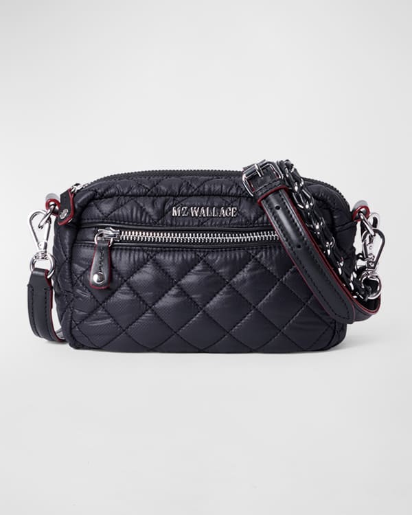 MZ WALLACE Crosby Micro Quilted Nylon Crossbody Bag | Neiman Marcus