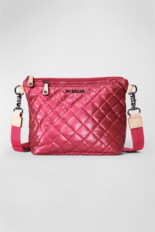 MZ WALLACE Metro Scout Small Quilted Zip Crossbody Bag Neiman Marcus