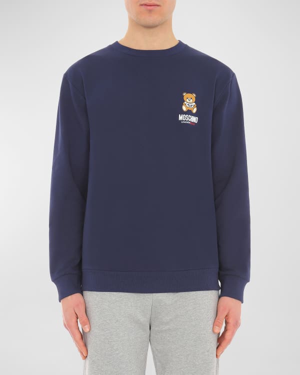 Moschino Men's Metallic-Graphic Sweatshirt | Neiman Marcus