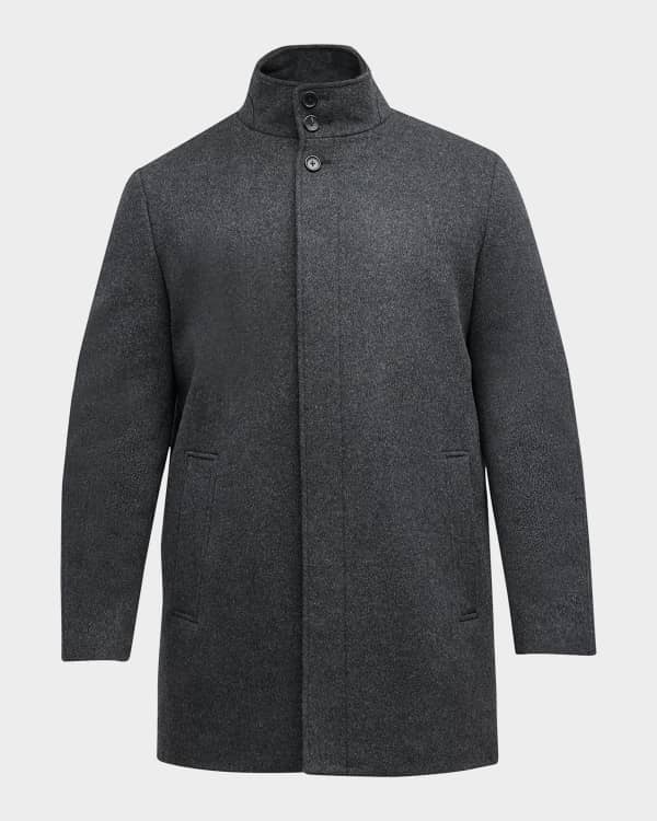 Andrew Marc Men s Westcott Heathered Car Coat Neiman Marcus