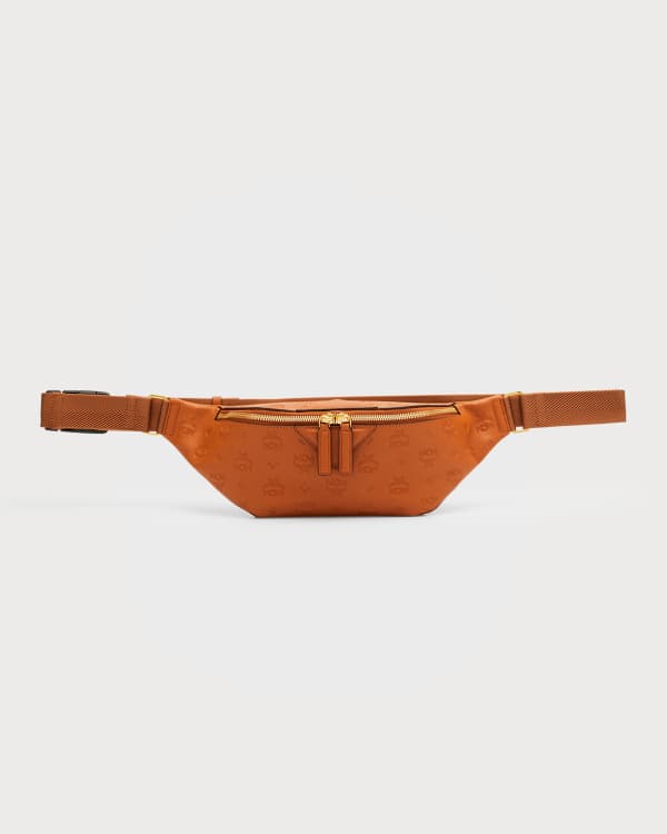 MCM Men's Fursten Visetos Large Belt Bag | Neiman Marcus