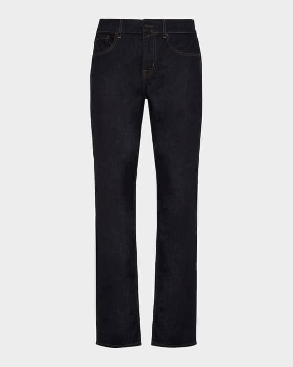 McQueen Men's Side Zipper 5-Pocket Jeans | Neiman Marcus