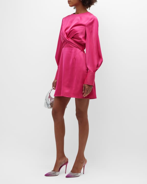 Lavish Alice Satin Corset Mini Dress | Neiman Marcus