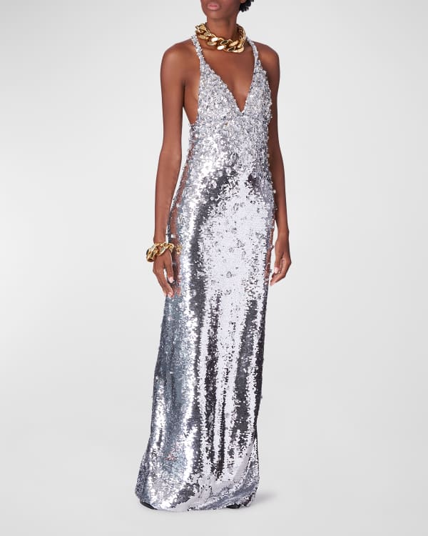 Galvan Estrella Sequin Embellished Gown | Neiman Marcus