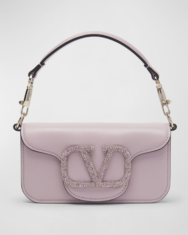 Valentino Garavani Small Locò Sequinned Shoulder Bag - Pink