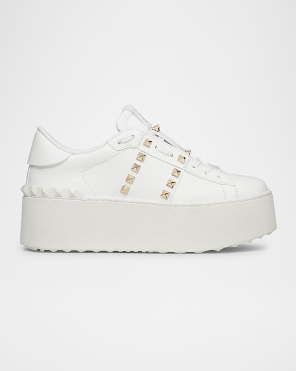 Alexander McQueen Oversized Glitter Lace-Up Sneakers