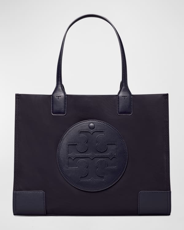 Robinson E/W Small Satchel Bag - Tory Burch - Black - Leather